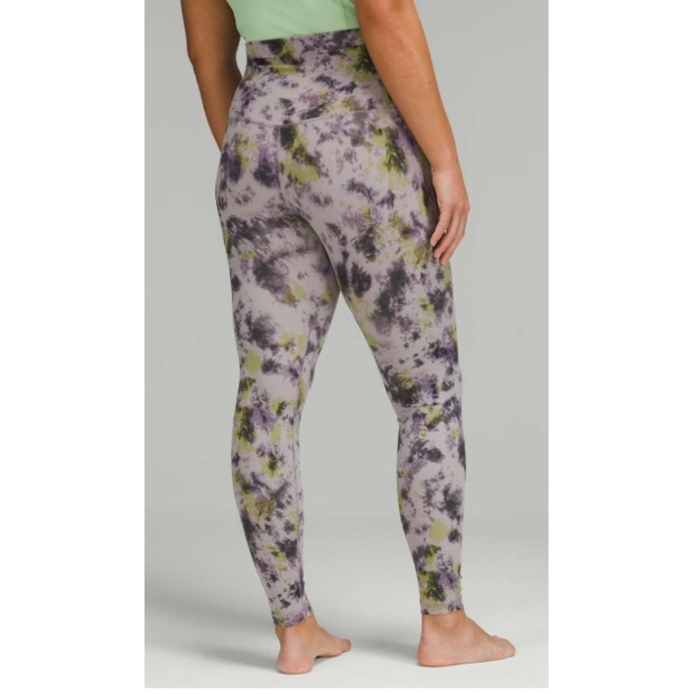 Lululemon Align Super High Rise Leggings Size 2 Tie Dye‎ 28" Yoga Athleisure